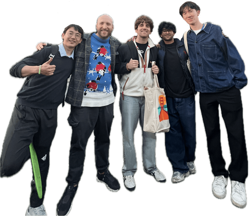 With friends the Tech Roast Show